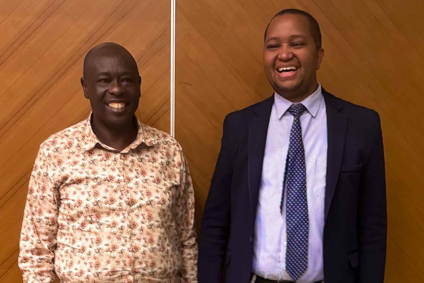 File image of Rigathi Gachagua with Irungu Nyakera.